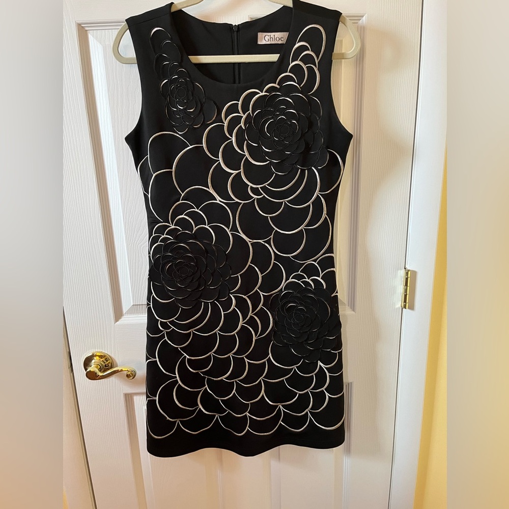 Chic Black and Cream Dress